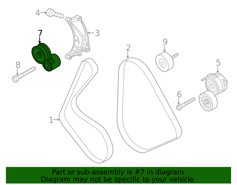 Genuine Porsche parts diagram