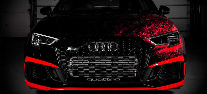 Eventuri Carbon Headlamp Race Ducts For Audi RS3 Stage 3 Intake - EVE-ST38V8S-CF-HDP