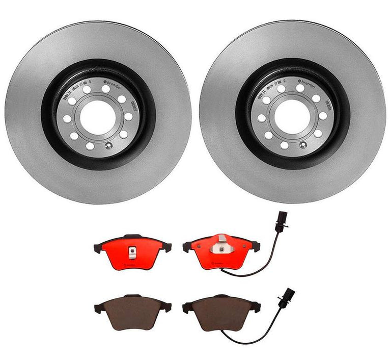 VW Brakes Kit – Brembo Pads and Rotors Front (345mm) (Ceramic) 8E0698151G – Brembo 4058689KIT