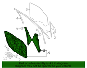 Genuine Porsche parts diagram