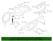 Genuine Porsche parts diagram