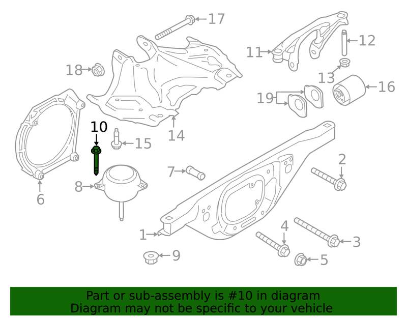 Genuine Porsche parts diagram