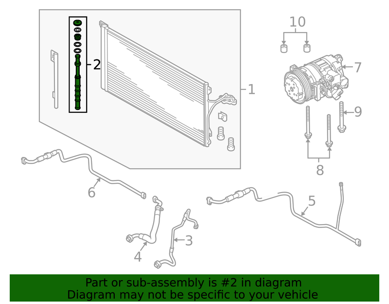 Genuine Porsche parts diagram
