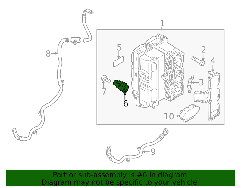 Part can be found as reference #6 in illustration