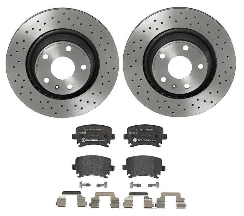 Audi Brembo Brake Kit – Pads and Rotors Rear (310mm) (Low-Met) JZW698451M – Brembo 4189342KIT