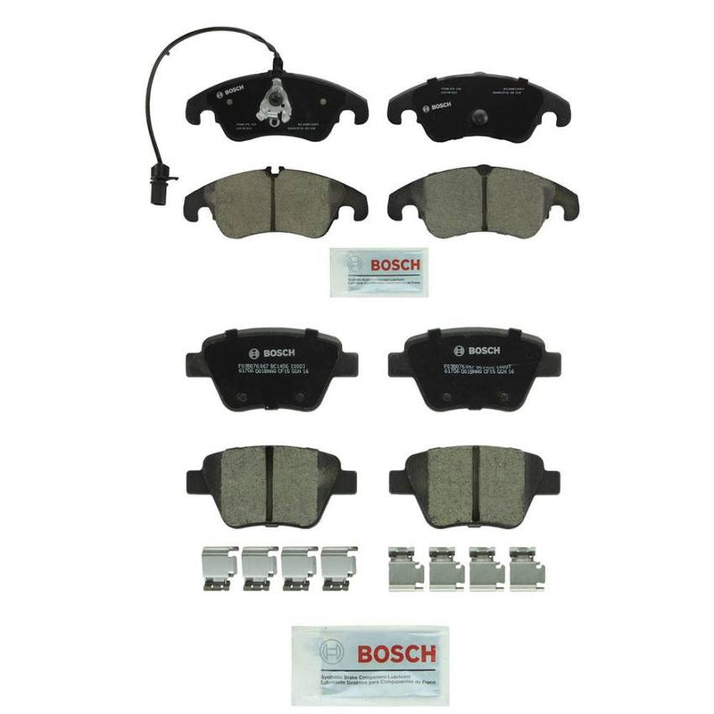 Audi Disc Brake Pad Set Kit – Front and Rear (Ceramic) 4G0698151D