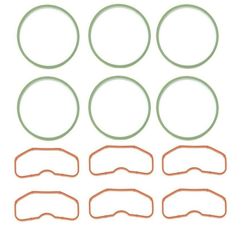 Audi Porsche Engine Intake Manifold Gasket Kit – Upper and Lower (6 Pieces) 079129717D – Elring 4196066KIT