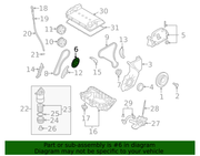 Genuine Porsche parts diagram