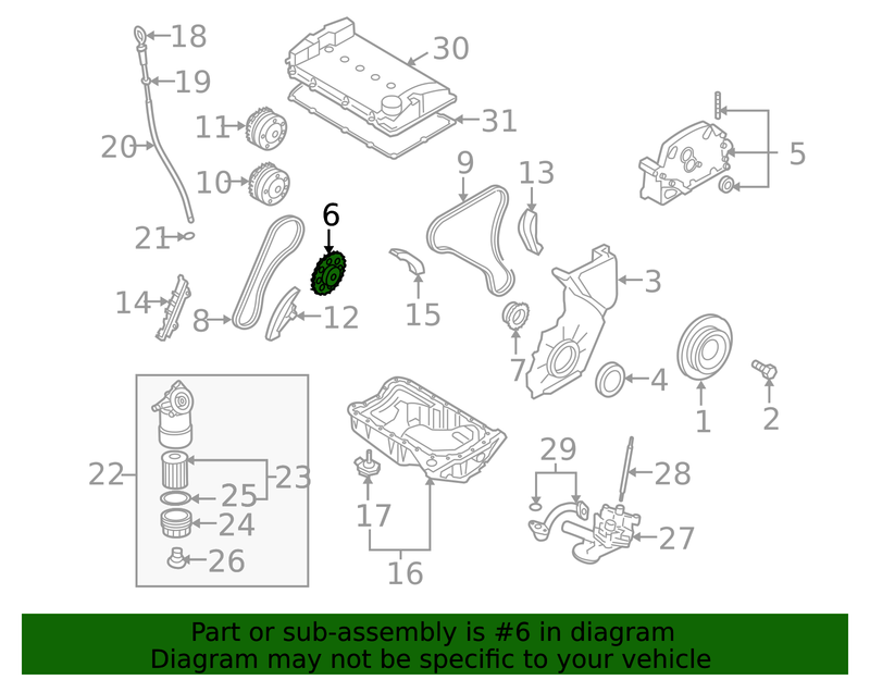 Genuine Porsche parts diagram