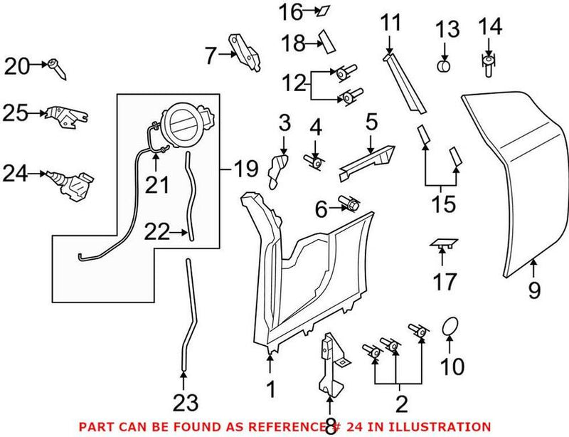 Genuine VW/Audi Fuel Filler Door Lock Actuator 420810773