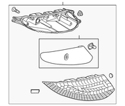Genuine Porsche parts diagram
