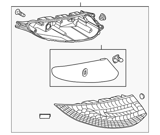 Genuine Porsche parts diagram
