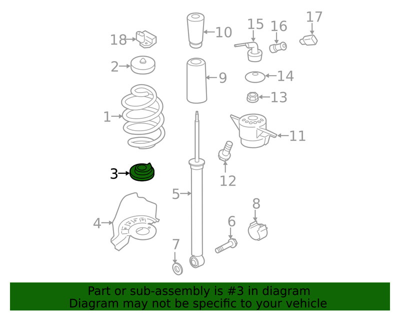 Genuine Porsche parts diagram