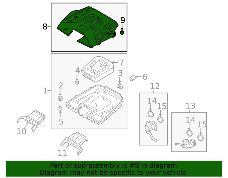 Part can be found as reference #8 in illustration