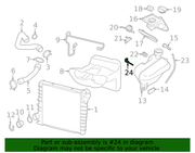Genuine Porsche parts diagram