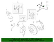 Genuine Porsche parts diagram