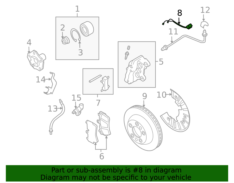 Genuine Porsche parts diagram