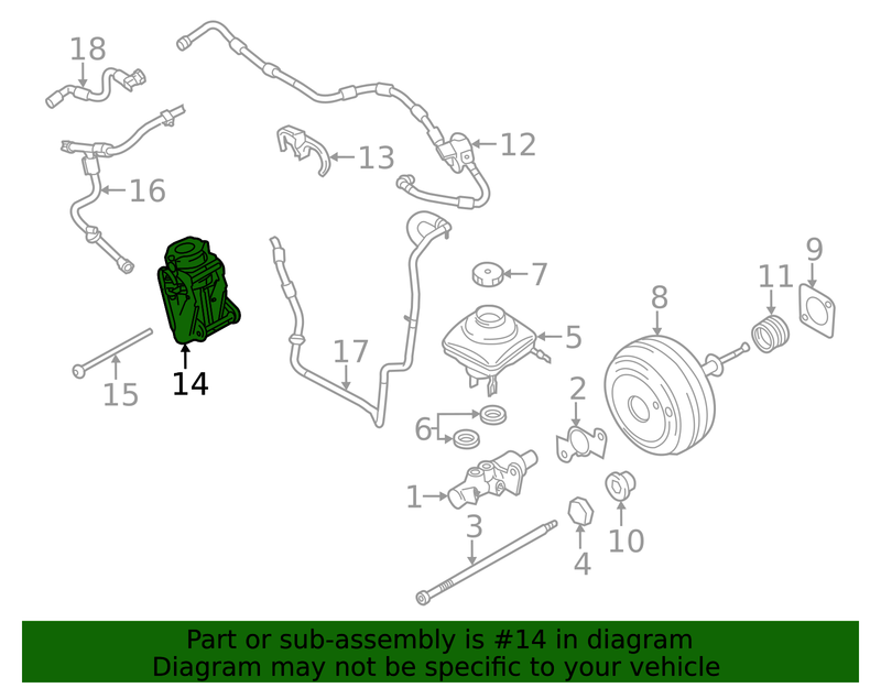 Genuine Porsche parts diagram