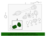 Genuine Porsche parts diagram