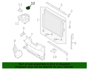 Genuine Porsche parts diagram