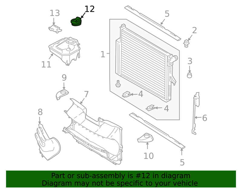 Genuine Porsche parts diagram