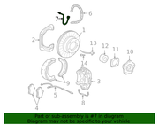 Genuine Porsche parts diagram