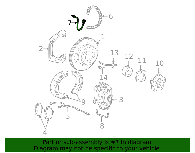 Genuine Porsche parts diagram