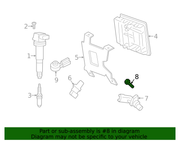 Genuine Porsche parts diagram
