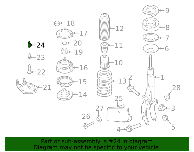 Genuine Porsche parts diagram