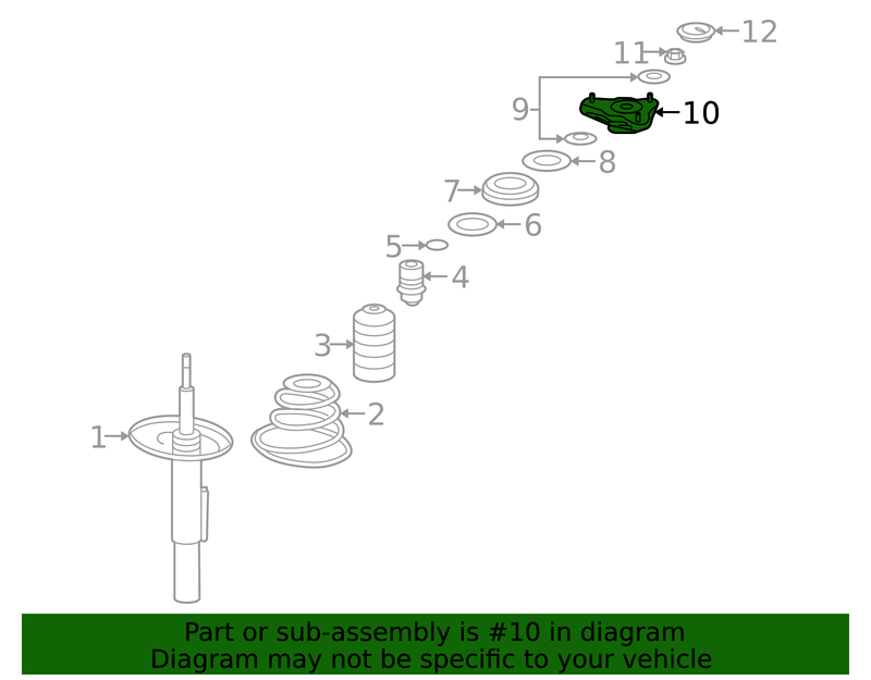 Genuine Porsche parts diagram