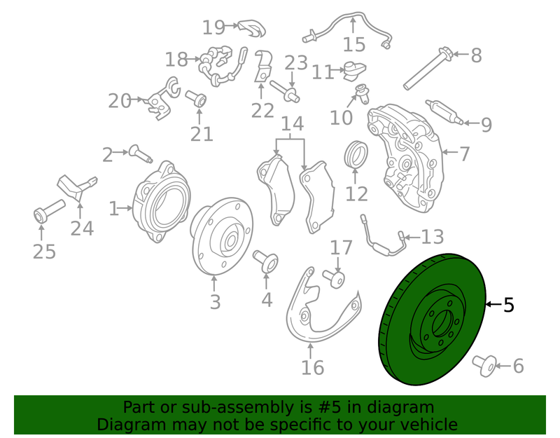 Genuine Porsche parts diagram