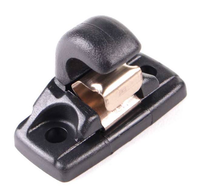 Genuine VW/Audi Sun Visor Clip (Black) 443857561H4PK