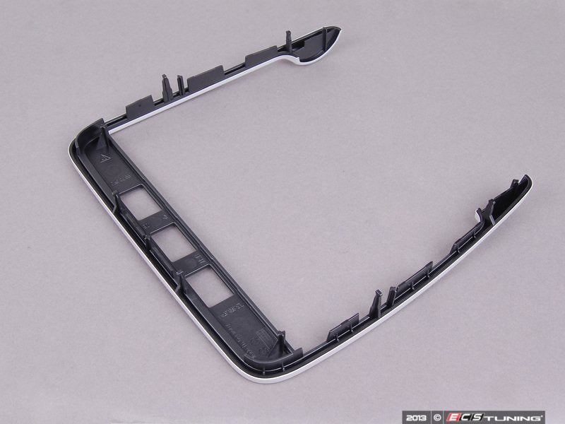 Center Dashboard Bezel - Satin Aluminum