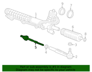 Genuine Porsche parts diagram