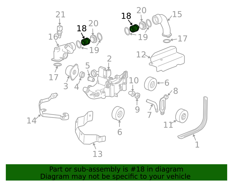 Genuine Porsche parts diagram