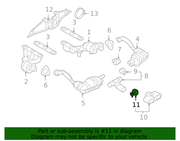Part can be found as reference #11 in illustration
