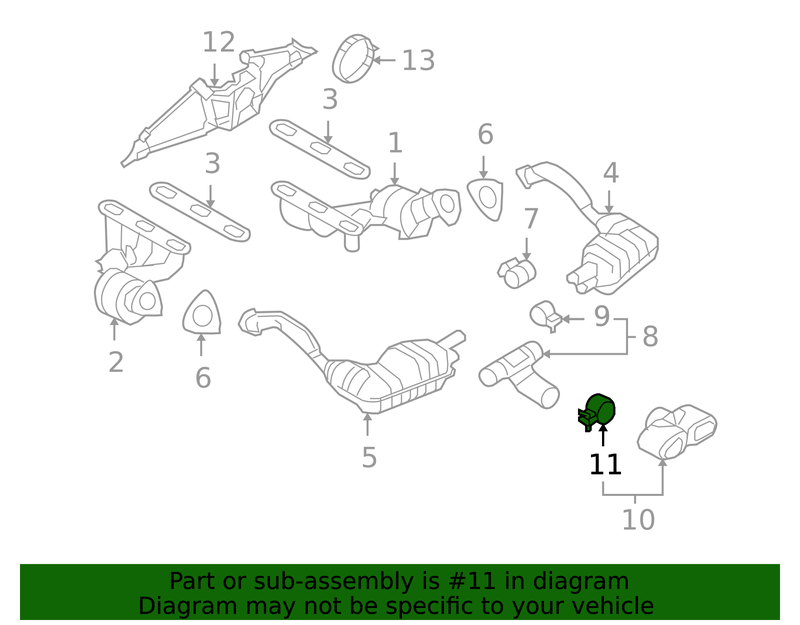 Part can be found as reference #11 in illustration