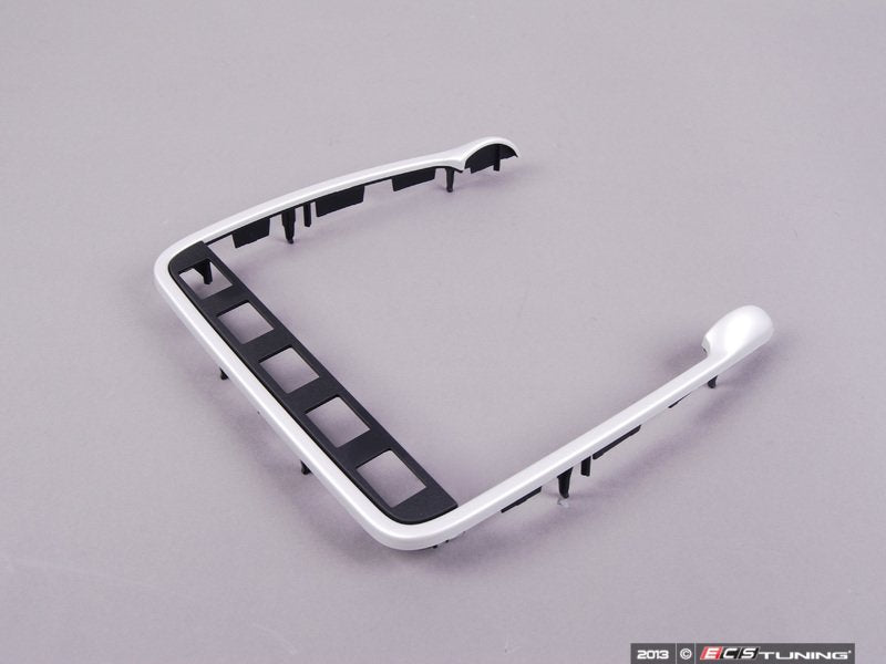 Center Dashboard Bezel - Satin Aluminum