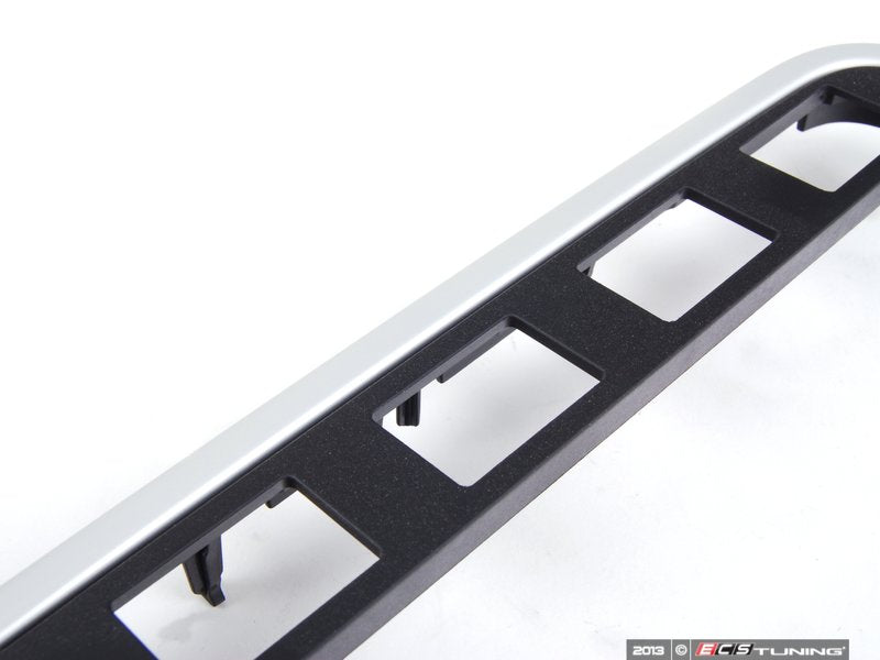 Center Dashboard Bezel - Satin Aluminum