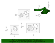 Genuine Porsche parts diagram