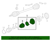 Genuine Porsche parts diagram