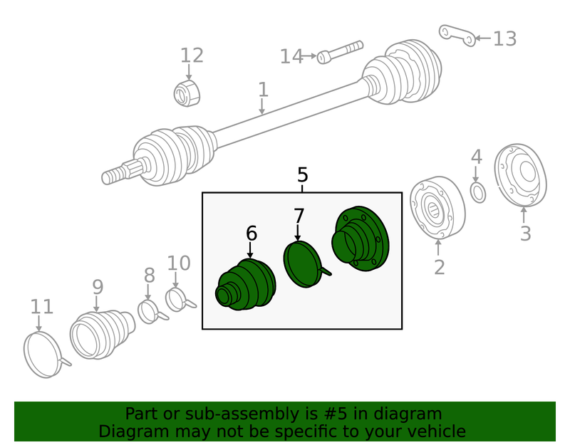 Genuine Porsche parts diagram