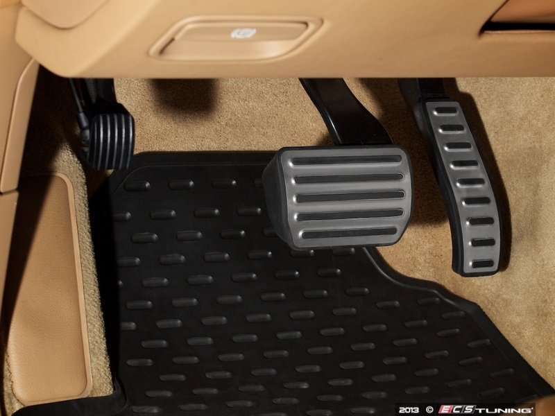 Brushed Aluminum Pedal Cap Set