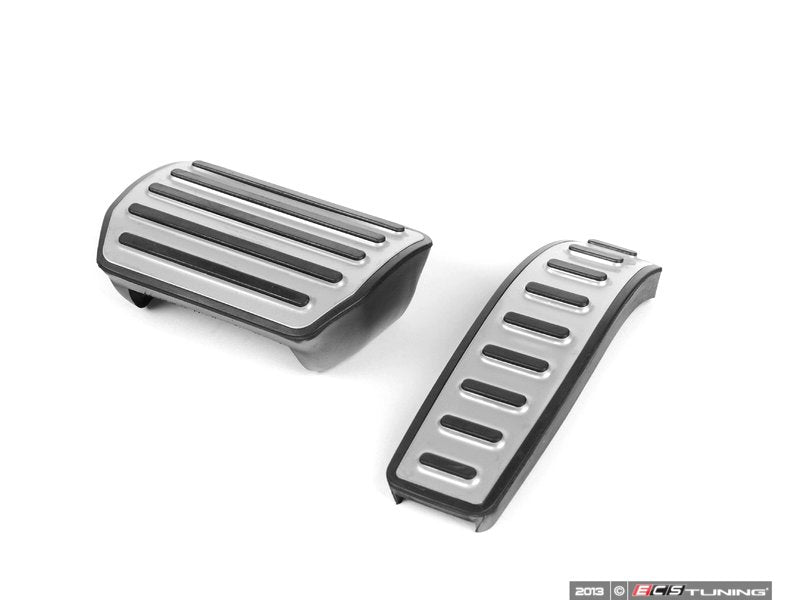 Brushed Aluminum Pedal Cap Set