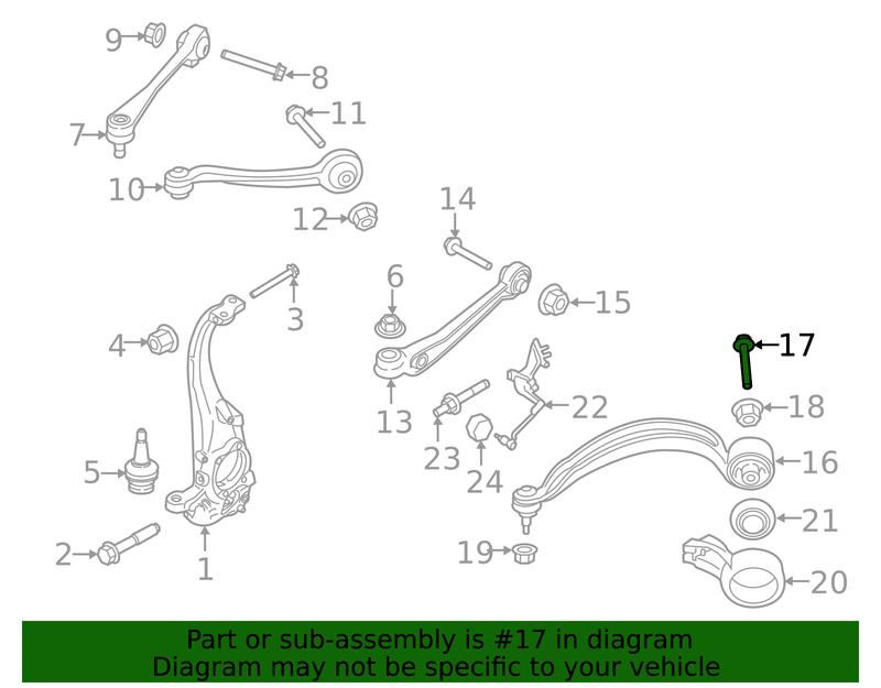 Genuine Porsche parts diagram