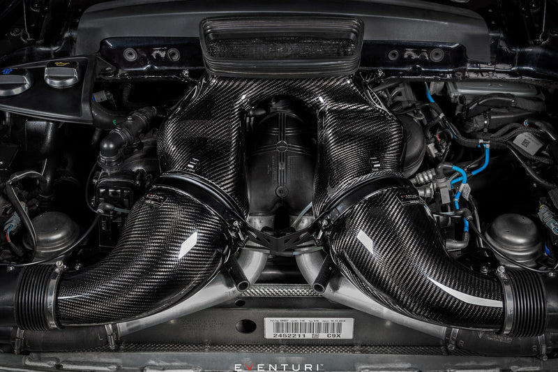 Eventuri Porsche 991 991.2 Turbo / Turbo S Black Carbon Intake System