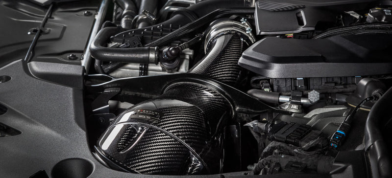 Eventuri Black Carbon Intake With Shroud Set For BMW F90 M5 - EVE-F9XM5M8-CF-INT