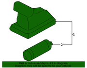 Genuine Porsche parts diagram