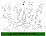 Genuine Porsche parts diagram
