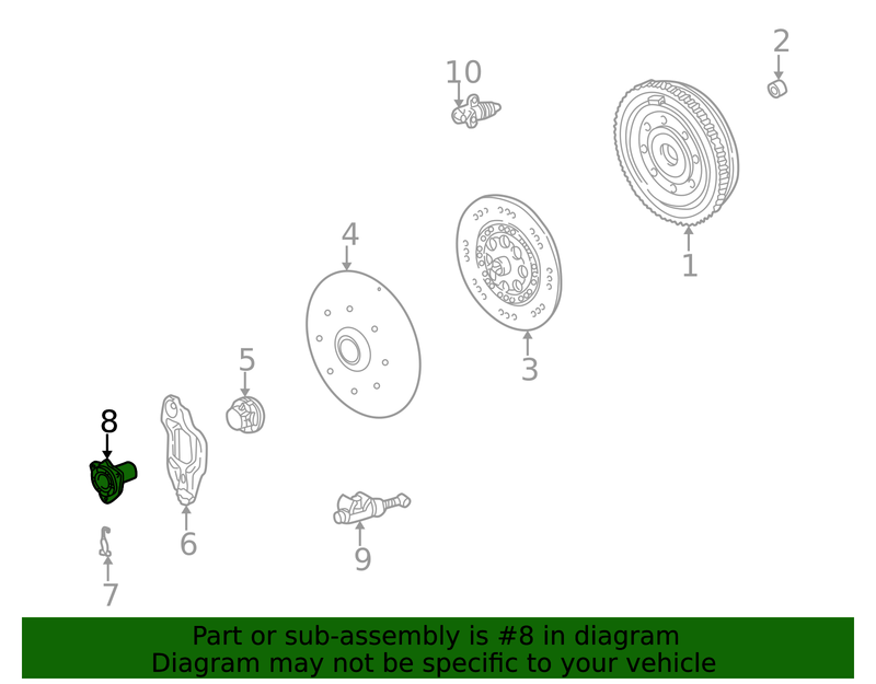 Genuine Porsche parts diagram